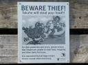 warning - thief