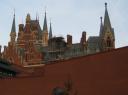 St Pancras, from the British Library plaza